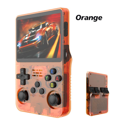 R36S Retro Handheld Video Game Console Linux System 3.5 Inch IPS Screen R35S Pro Portable Pocket Video Player 64GB Games